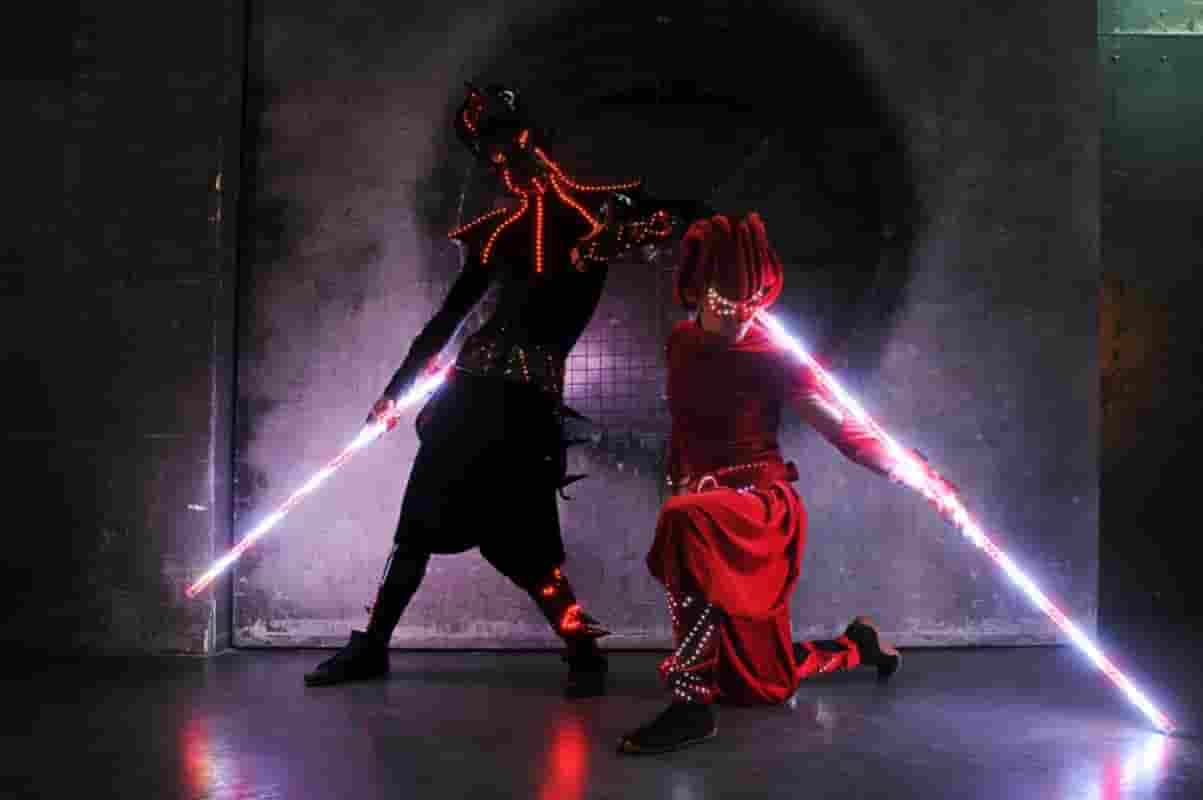 Огненно-световое-неоновое Шоу Aurum show