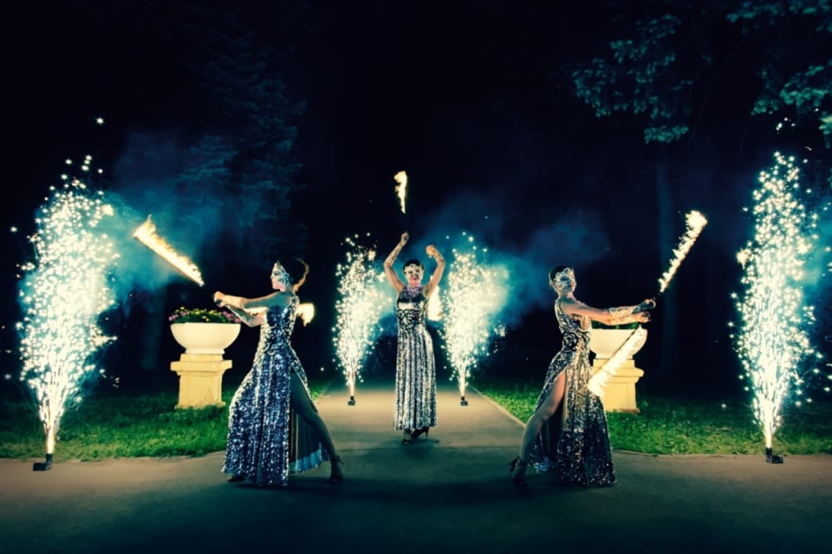 Огненно-световое-неоновое Шоу Aurum show