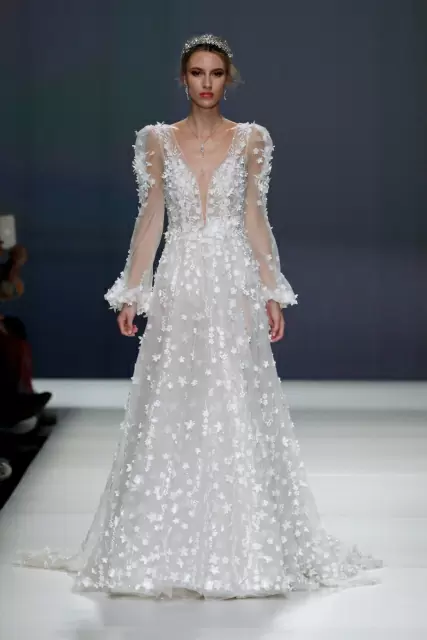 10 главных свадебных трендов 2022 с Barcelona Bridal Fashion Week.