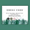 Дресс-код с зимним еловым лесом