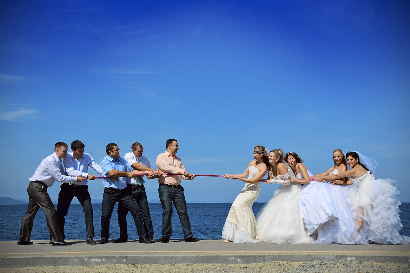 Конкурсы на свадьбу для жениха и невесты