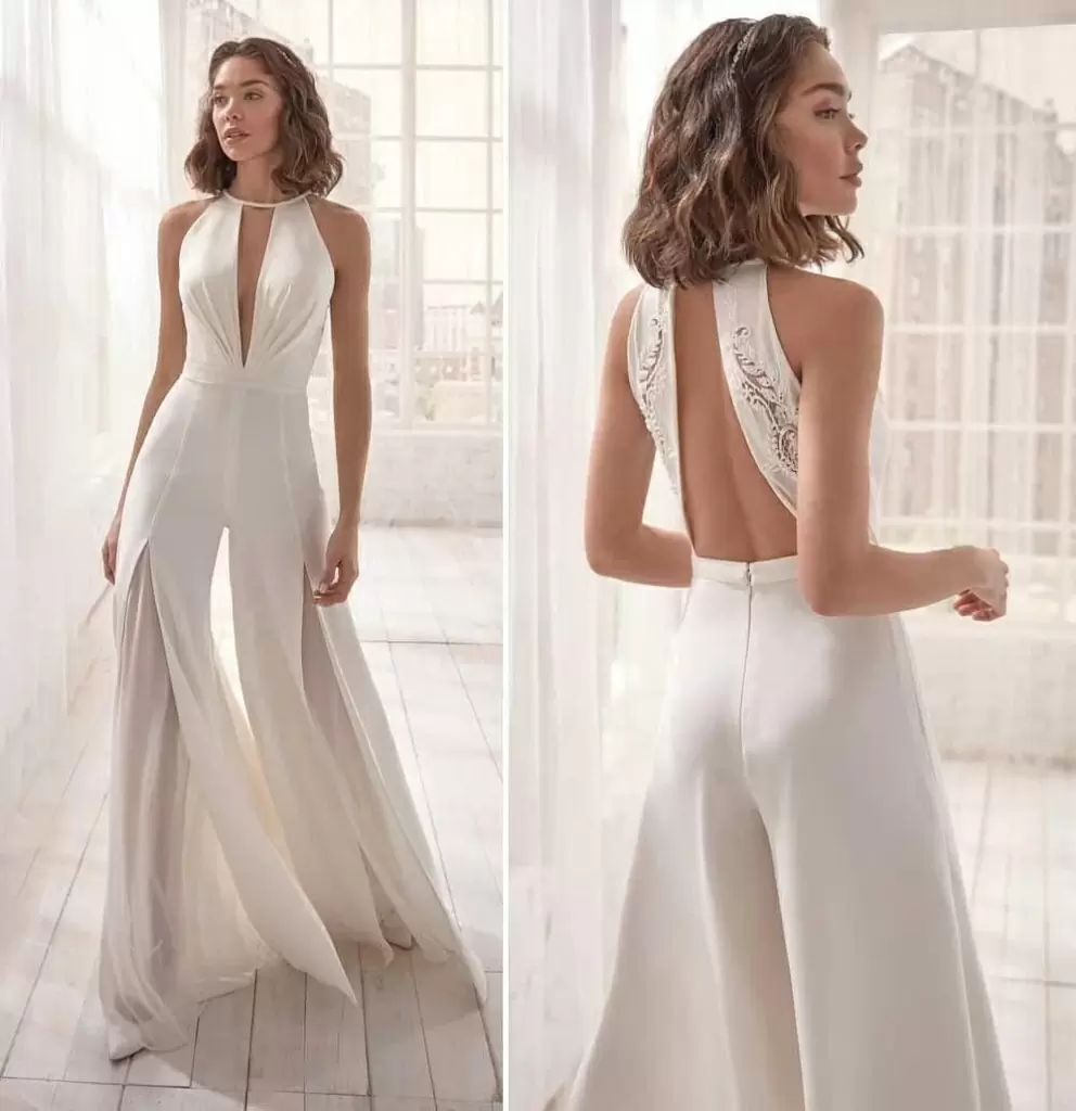 Свадебное платье-комбинезон